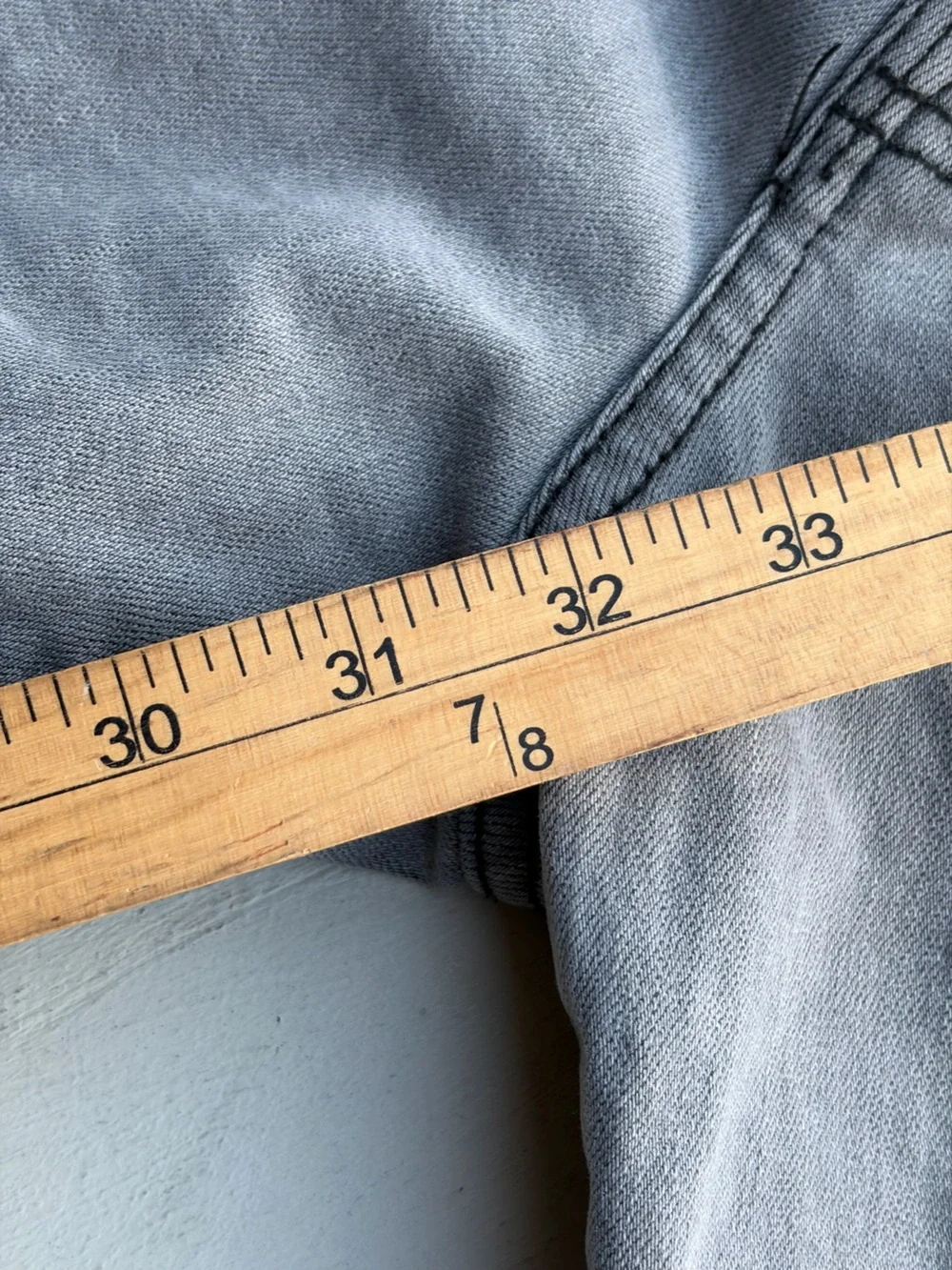 Men's Lucky Brand Jeans Gray 221 Straight Denim 36x32 Zip Original Stretch City